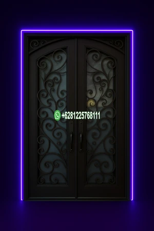 Pintu industrial bahan Plat Besi Model Terbaru